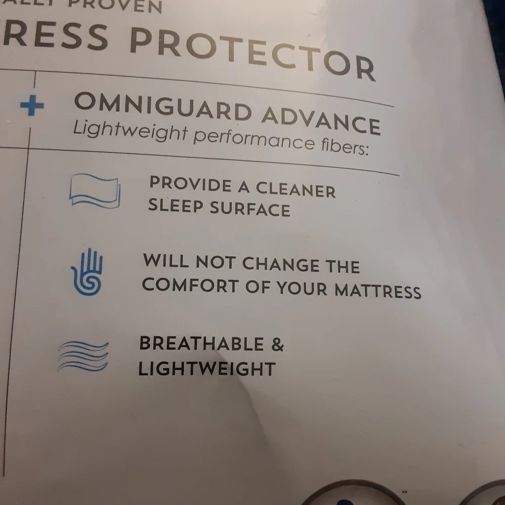 PureCare Premium Protection OMNIGUARD ADVANCE 5 Sided Mattress Protector TwinXL